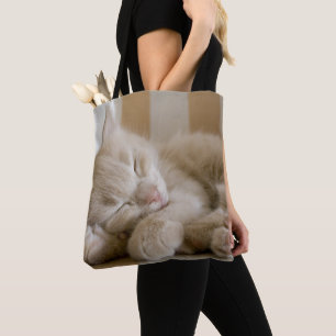 Tote Bag Chaton de sommeil