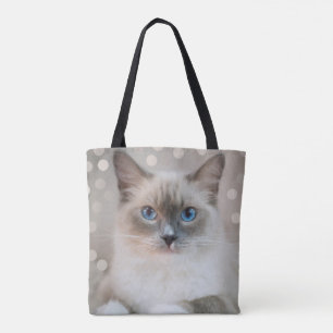 Tote Bag Chaton Elegant et Mignon Ragdoll