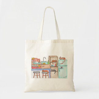 Tote Bag Chats dans la cuisine