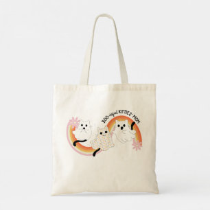 Tote Bag Chats Fantômes Belle Rétro Halloween