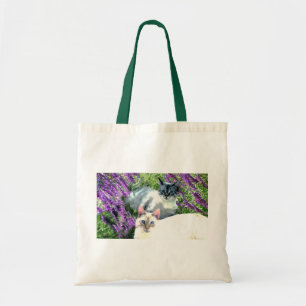 Tote Bag Chats Fourre-tout de fleur