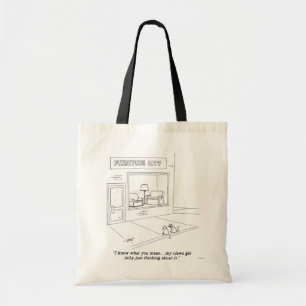 Tote Bag Chats griffant des meubles