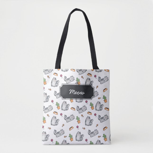 Tote Bag Chats mignons (Devant)