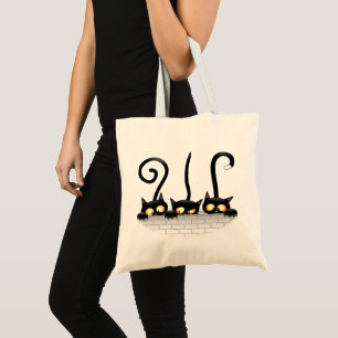 Tote Bag Chats Naughty, Playful et drôle de personnages