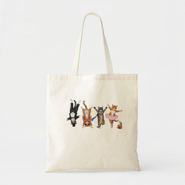 Tote Bag Chats Wacky 2 (Devant)