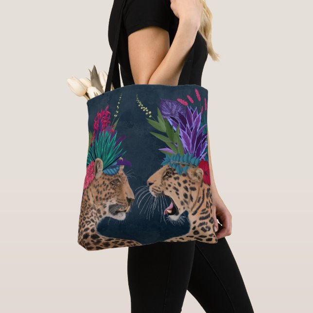 Tote Bag Chaud House Leopards | Un couple (De près)