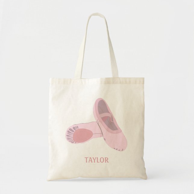 Tote Bag Chaussures en Ballet Rose Chaussures Chaussons Per (Devant)