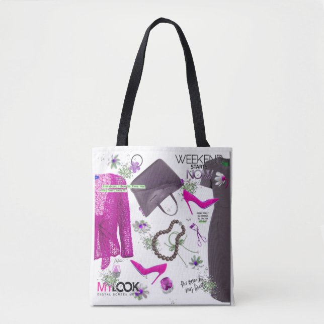 Tote Bag Chaussures Portes Bijoux Manteaux Robes Accessoire (Devant)