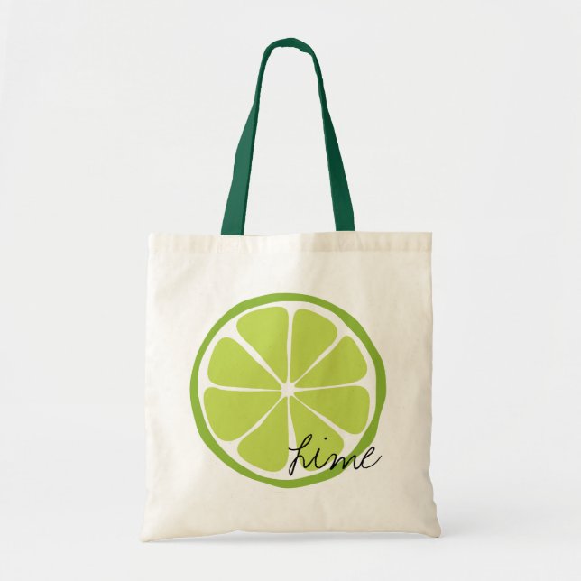 Tote Bag Chaux Fourre-tout d'agrume d'été (Devant)
