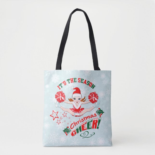 Tote Bag Cheerleader's Christmas Cheer (Devant)