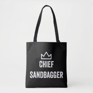 Tote Bag Chef Sandbagger Golf mème Bjj Chess Sandbag