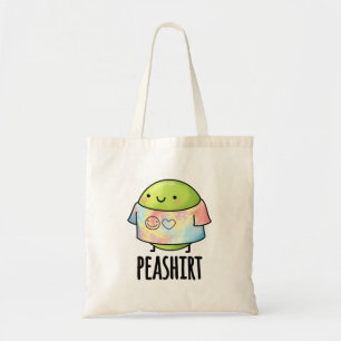 Tote Bag Chemise de pois drôle Veggie Pea TShirt Pun