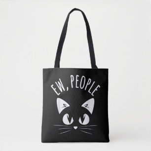 Tote Bag Chemise EW, PERSONNES T-shirt drôle Chat Anti-Soci