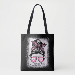 Tote Bag Chemises blanchies Lady Life Pink Leopard Messy