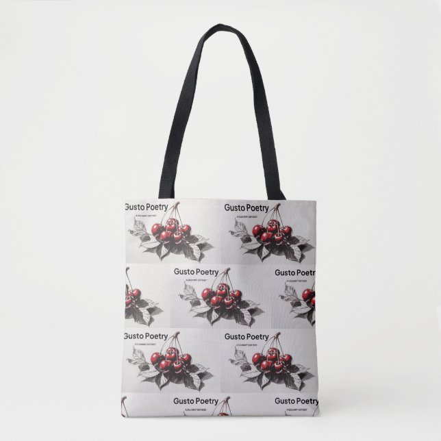 Tote Bag Cherries Gusto Poésie (Devant)