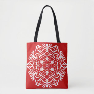 Tote Bag Cherry Mandala
