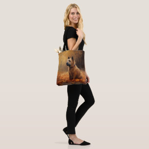 Tote Bag Chesapeake Bay Terrier en congé d'automne
