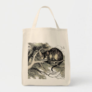 Tote Bag Cheshire Chat Alice Wonderland Classic