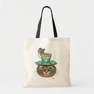 Tote Bag Cheshire Chat avec Coupe sur la tête
