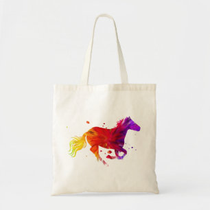 Tote Bag Cheval coloré