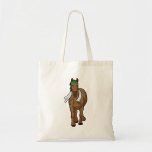 Tote Bag Cheval comme coureur avec serviette