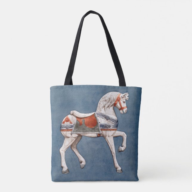 Tote Bag Cheval de carrousel par Henry Murphy (Dos)