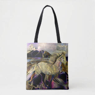 Tote Bag Cheval islandais Art Déco