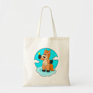 Tote Bag Cheval sur nuages