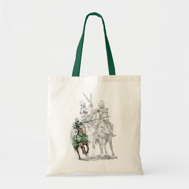 Tote Bag Chevaliers de la Renaissance médiévale (Devant)
