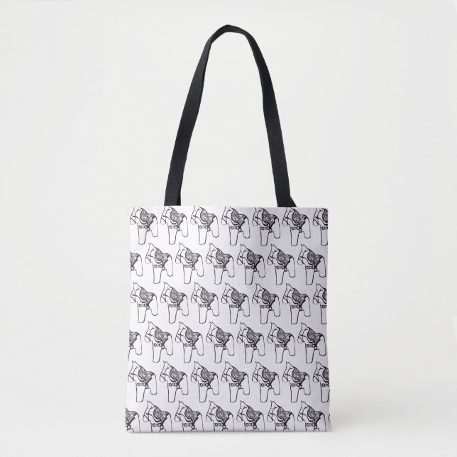 Tote Bag Chevaux de Dala (Devant)