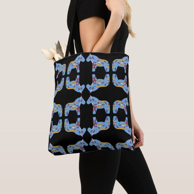 Tote Bag Chevaux de Dala (De près)