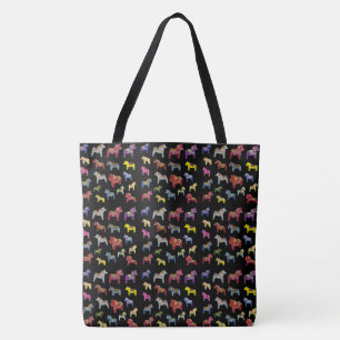 Tote Bag Chevaux multicolores de Dala de Suédois