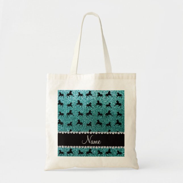 Tote Bag Chevaux nommés personnalisés de parties (Devant)