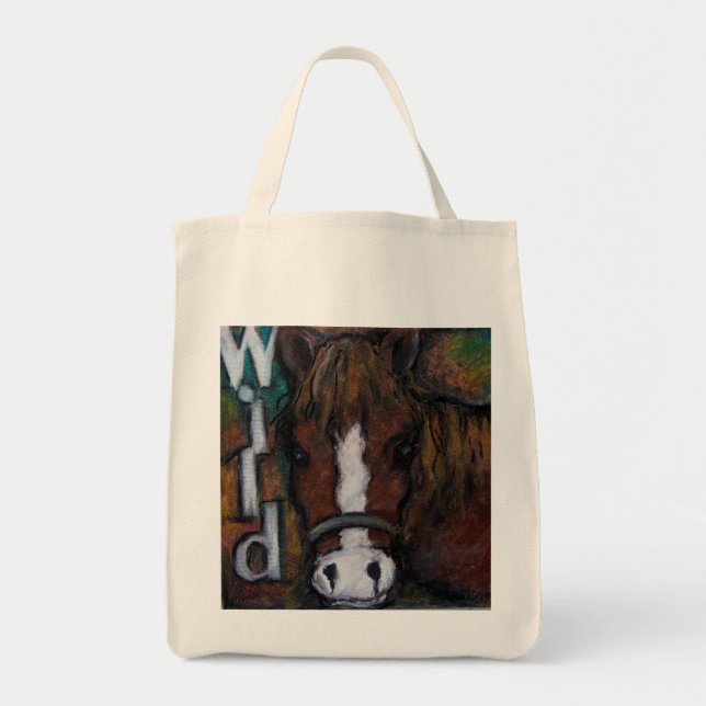 Tote Bag Chevaux sauvages (Devant)