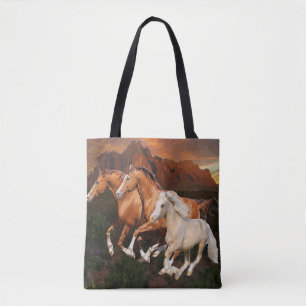 Tote Bag Chevaux sauvages d'Arizona