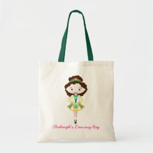 Tote Bag Cheveux irlandais de brun de châtaigne de danse de