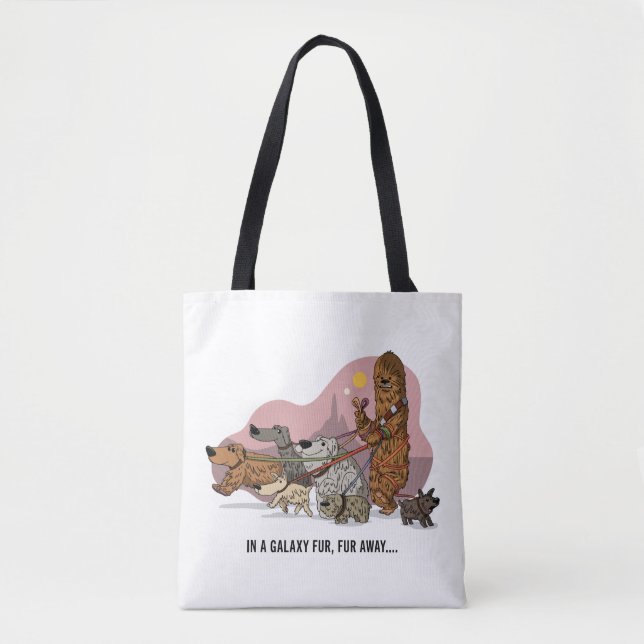Tote Bag Chewie’s Galactic Dog Walk (Devant)