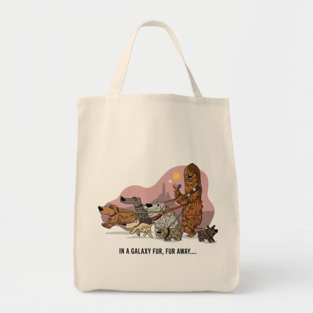 Tote Bag Chewie’s Galactic Dog Walk (Devant)