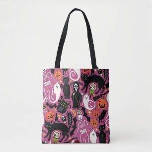 Tote Bag chewing-gum rétro halloween