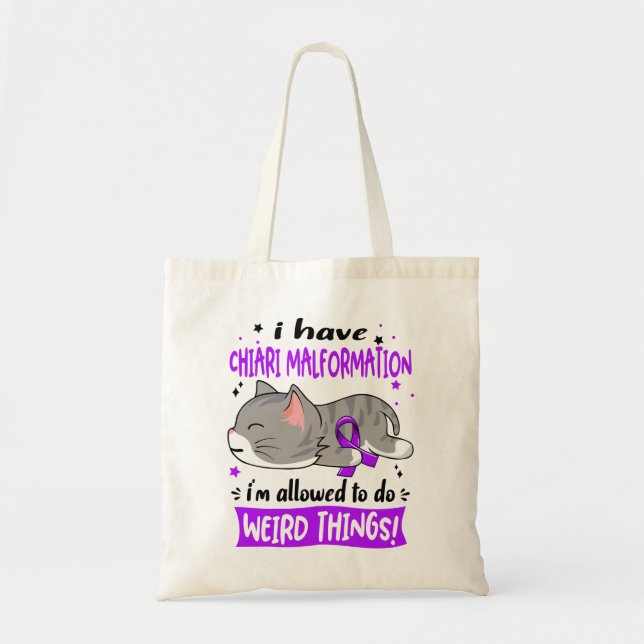 Tote Bag Chiari Mois de sensibilisation à la malformation C (Devant)