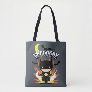 Tote Bag Chibi Batman Batcycle