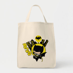 Tote Bag Chibi Batman Évolue La Ville