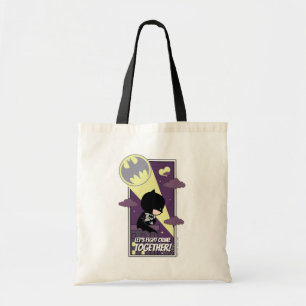 Tote Bag Chibi Batman - Let's Fight Crime Together