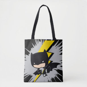Tote Bag Chibi Batman Lightning Kick