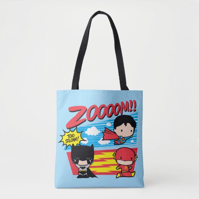 Tote Bag Chibi Batman Trop Lent ! (Devant)