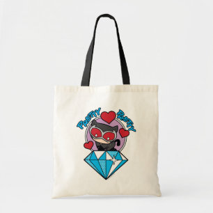 Tote Bag Chibi Catwoman assise Sur Le Grand Diamant