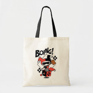 Tote Bag Chibi Harley-Quinn-In-A-Box Avec Marteau