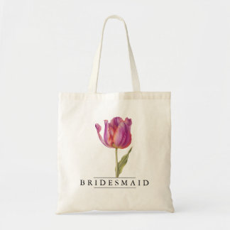 Tote Bag Chic Tulip Floral Botanique-Personnaliser-Budget