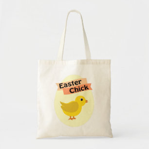 Tote Bag Chick de Pâques jaune