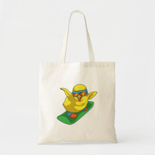 Tote Bag Chick Snowboard Snowboard
